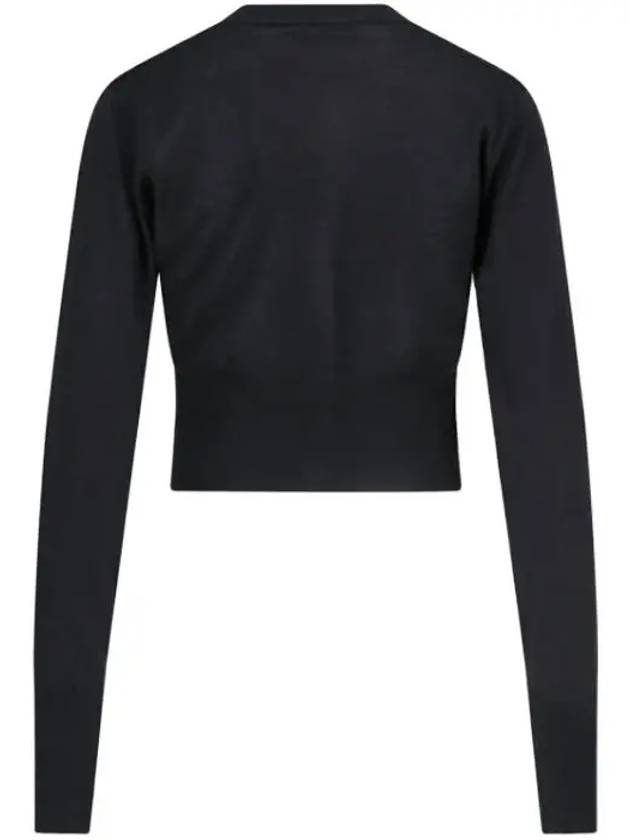 Bea Cropped Cardigan Black - VIVIENNE WESTWOOD - BALAAN 5