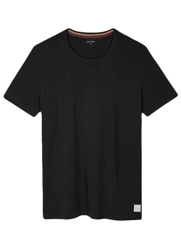 Logo Patch Short Sleeve T-Shirt Black - PAUL SMITH - BALAAN 1