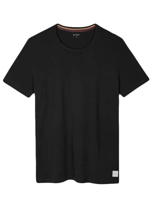 Logo Patch Short Sleeve T-Shirt Black - PAUL SMITH - BALAAN 1