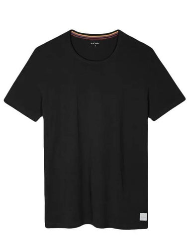 Logo Patch Short Sleeve T-Shirt Black - PAUL SMITH - BALAAN 1