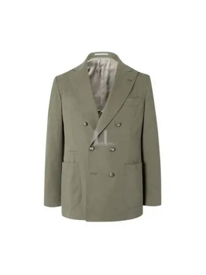 Double Breasted Jacket Grey - BRUNELLO CUCINELLI - BALAAN 2