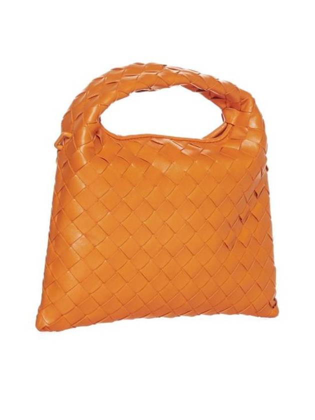 Intrecciato Mini Hop Tote Orange - BOTTEGA VENETA - BALAAN 3