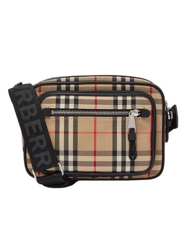 Men's Vintage Check Cross Bag Beige - BURBERRY - BALAAN 1