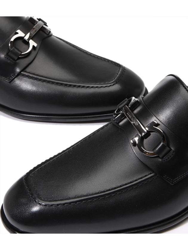 Men's Penny Calfskin Loafers Black - SALVATORE FERRAGAMO - BALAAN 10