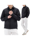 Garment Dyed Crinkle Reps R-NY Jacket Blue - STONE ISLAND - BALAAN 2