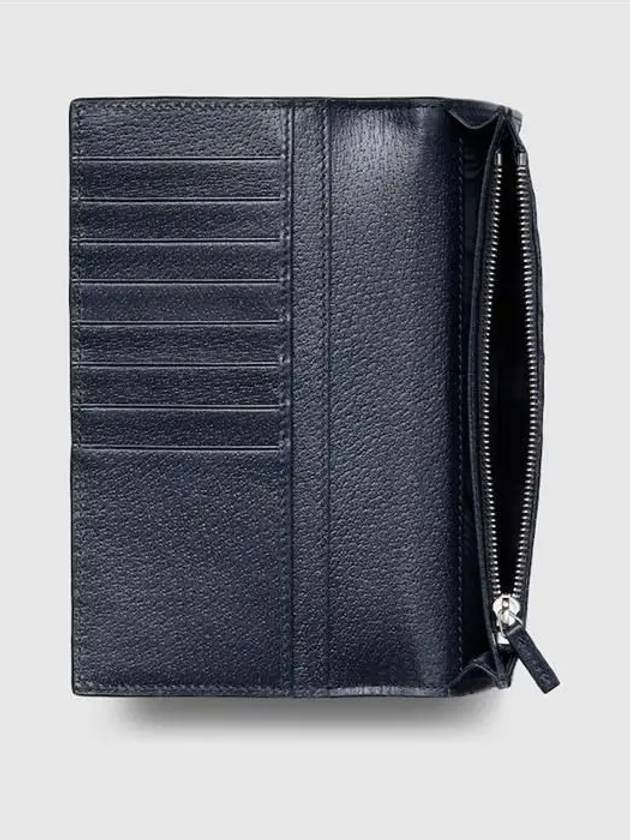 Ophidia GG Supreme Canvas Long Wallet Dark Blue - GUCCI - BALAAN 5