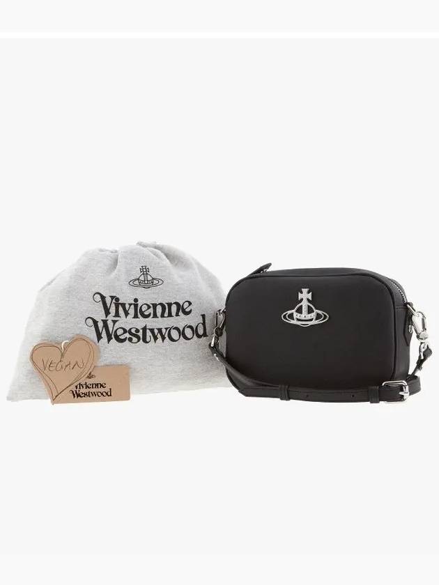 ORB logo Anna cross bag black - VIVIENNE WESTWOOD - BALAAN 4