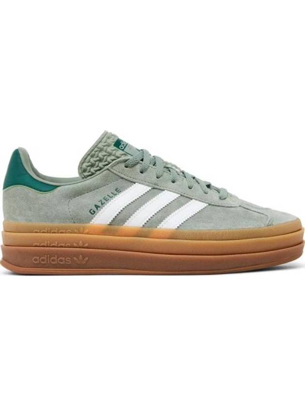 Gazelle Bold Low Top Sneakers Silver Green - ADIDAS - BALAAN 2