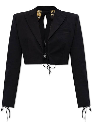 Versace Jeans Couture Short Blazer, Women's, Black - VERSACE - BALAAN 1