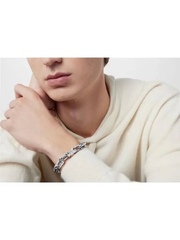 Monogram Chain Bracelet Silver - LOUIS VUITTON - BALAAN 4