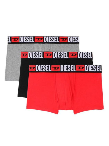 All-Over Waist Logo Band Briefs 3 Pack - DIESEL - BALAAN 1