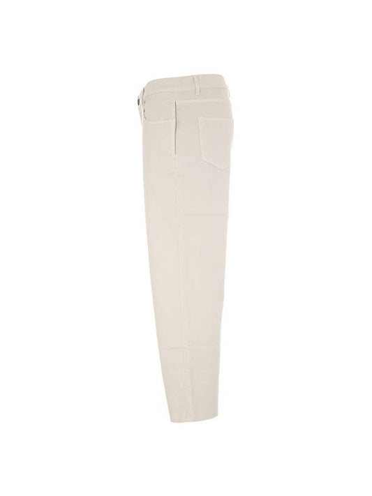 UPKN040 K0703D 07 KNT Straight Cotton Beige Pants - KITON - BALAAN 2
