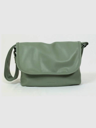 Chert Flap Faux Leather Cross Bag Stone Green - MEETMETMEET - BALAAN 2