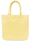 Yenky Embroidered Logo Shopper Tote Bag Yellow - ISABEL MARANT - BALAAN 4