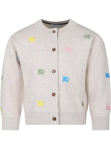 Kids Cardigan 8081949 A4802 IVORY - BURBERRY - BALAAN 1