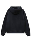 Triomphe Loose Cotton Cashmere Hoodie Black - CELINE - BALAAN 8