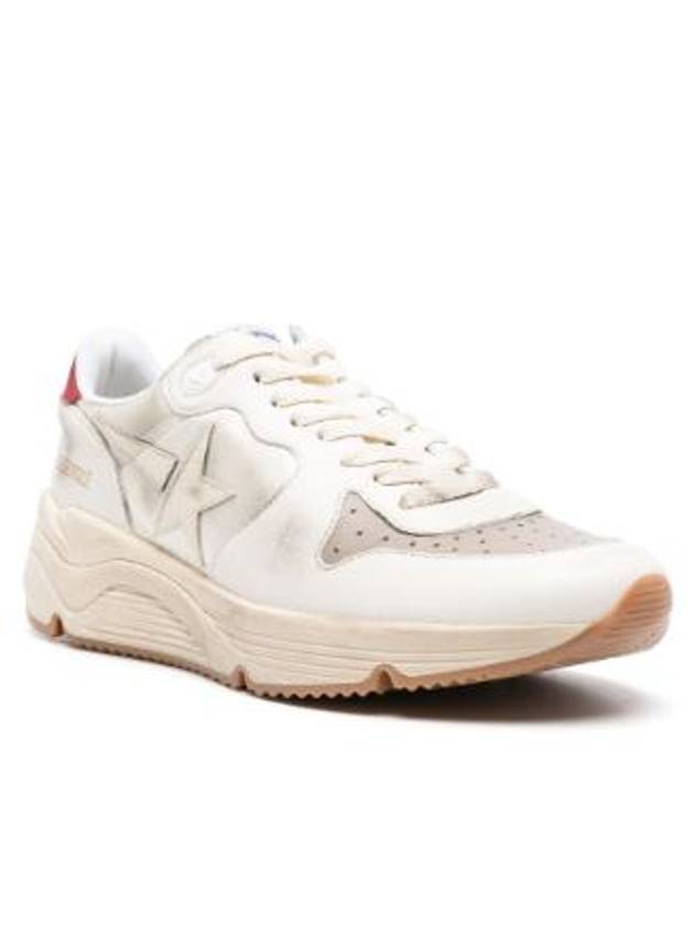 Running Sole Leather Low Top Sneakers White - GOLDEN GOOSE - BALAAN 6