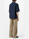 1AFRND Mini Monogram Silk Blend Short Sleeved Shirt - LOUIS VUITTON - BALAAN 3