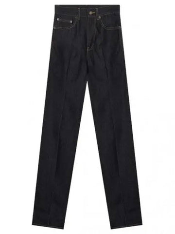 straight jeans women denim pants - SAINT LAURENT - BALAAN 1