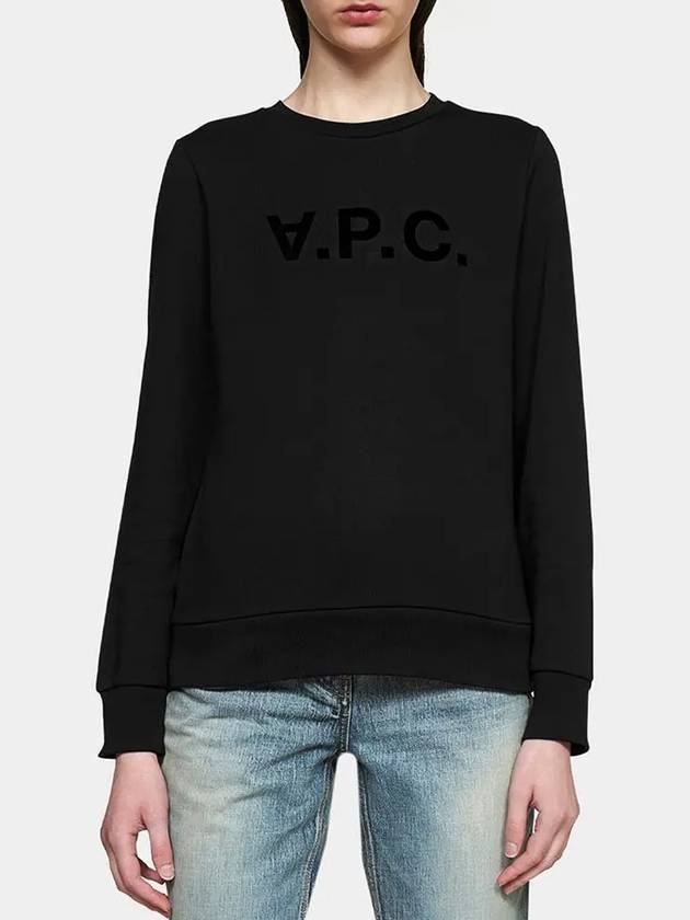 VPC Logo Sweatshirt Black - A.P.C. - BALAAN 2