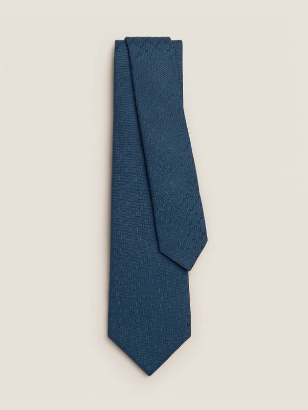 Pacone New H Tie Bleu De Chine - HERMES - BALAAN 6