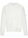 Cotton Fleece Sweatshirt White - CP COMPANY - BALAAN 3