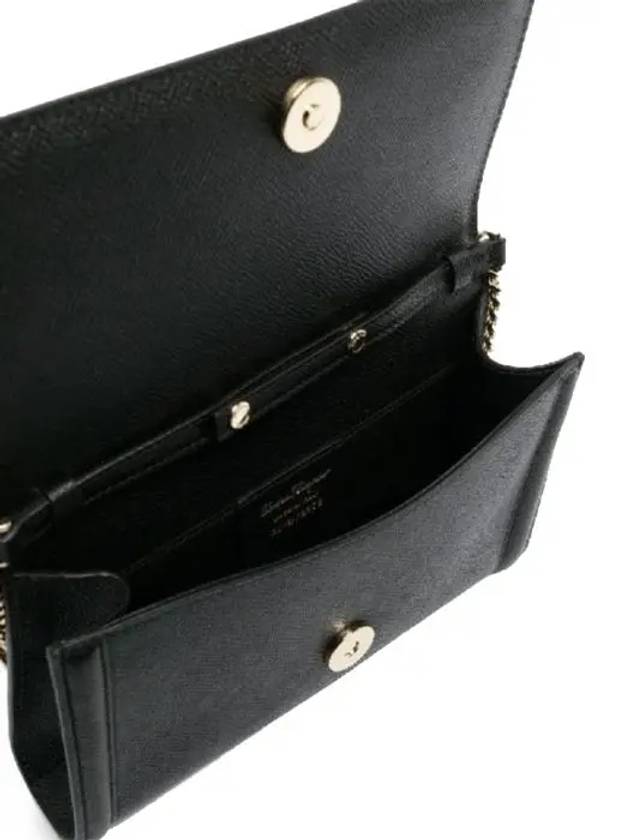 Vara Bow Mini Shoulder Bag Black - SALVATORE FERRAGAMO - BALAAN 9