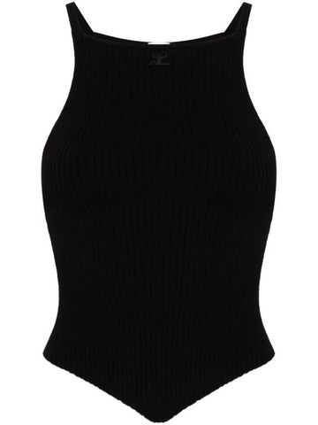 Courrèges Top Black - COURREGES - BALAAN 1