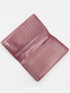 Burgundy long wallet - CHANEL - BALAAN 5