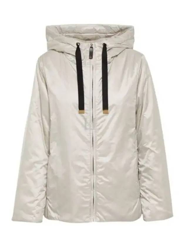 Greenh Water Repellent Hooded Padding White - MAX MARA - BALAAN 2