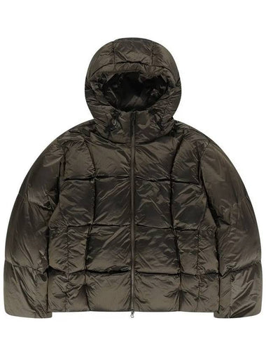 Fade Goose Down Short Puffer Padding Brown - OFFGRID - BALAAN 1