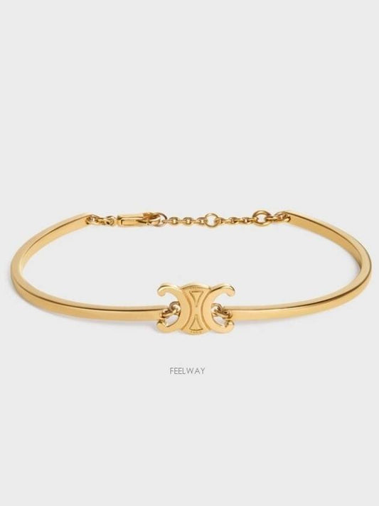 Triomphe Articulated Bracelet Gold - CELINE - BALAAN 2