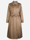 Women s Barbetane Down Trench Coat Camel Beige - MONCLER - BALAAN 2