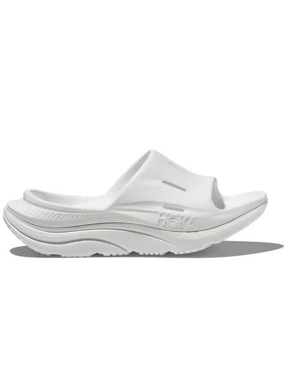 Ora Recovery Slide 3 Slippers White - HOKA ONE ONE - BALAAN 2