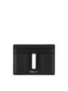 Men's Logo RBN C Card Wallet Black - BALLY - BALAAN 2