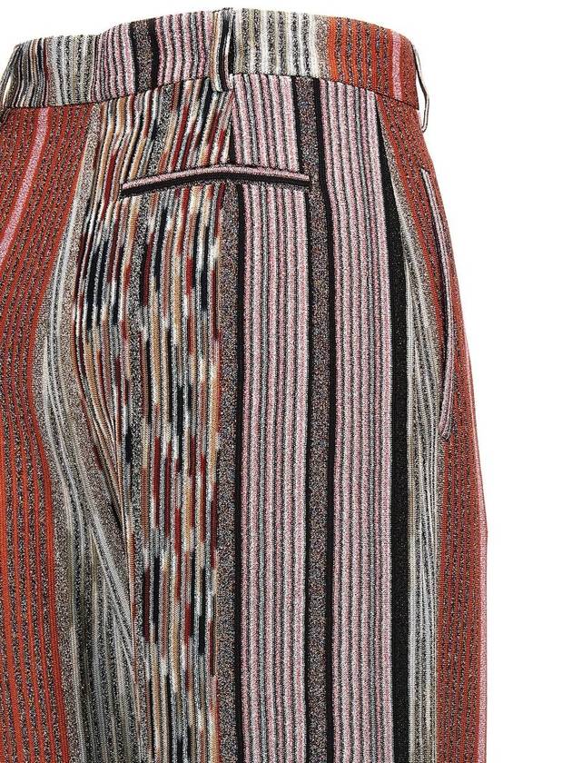 Missoni Lamé Striped Pants - MISSONI - BALAAN 4