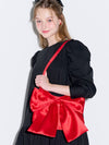 Big Ribbon Satin Bag Red - OPENING SUNSHINE - BALAAN 3