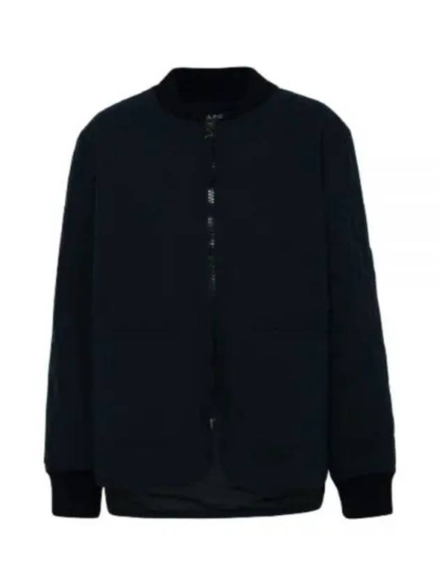 Elea Quilting Zip-Up Jacket Navy - A.P.C. - BALAAN 2