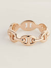 Chaine D'Ancre Enchainee Small Ring Rose Gold - HERMES - BALAAN 2