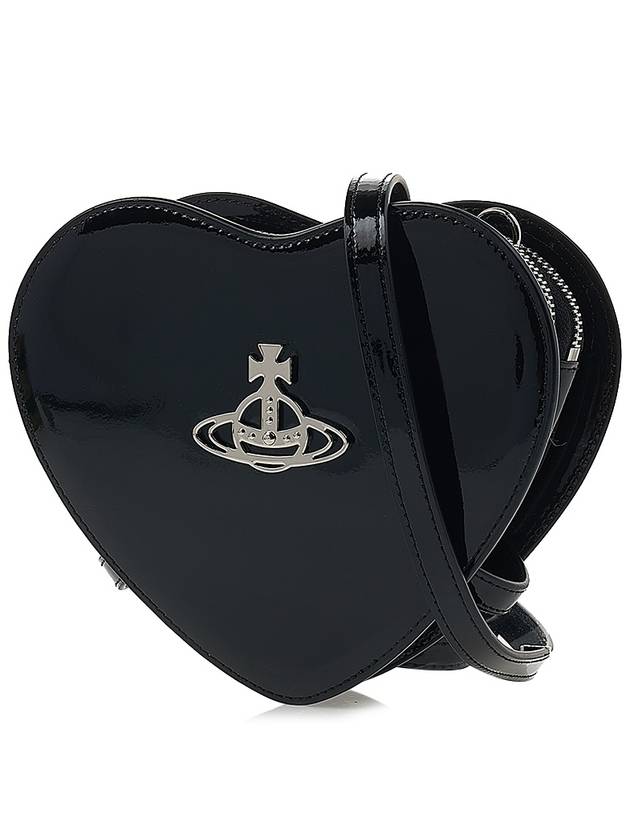 Louise Heart Cross Bag Black - VIVIENNE WESTWOOD - BALAAN 3