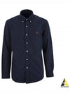 Embroidered Pony Logo Long Sleeve Shirt Navy - POLO RALPH LAUREN - BALAAN 2