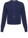 Wool Crew Neck Cardigan Blue - ACNE STUDIOS - BALAAN 2