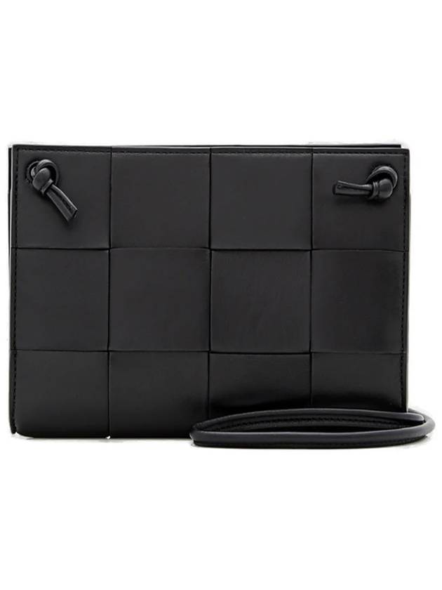 Intrecciato Cassette Mini Cross Bag Black - BOTTEGA VENETA - BALAAN 2