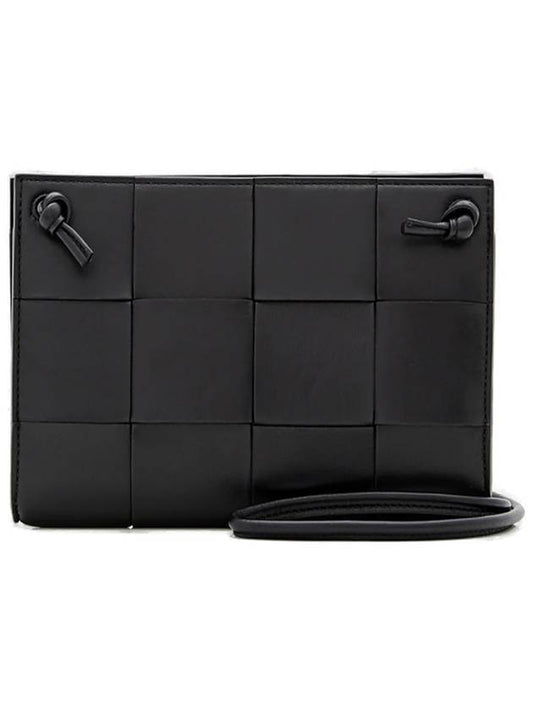 Intrecciato Cassette Mini Cross Bag Black - BOTTEGA VENETA - BALAAN 2