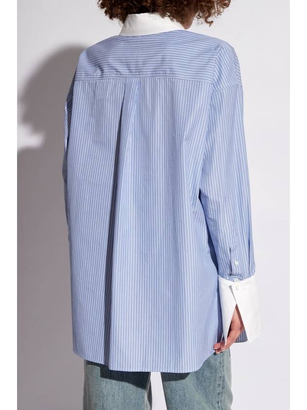 Loewe Cotton Shirt, Women's, Blue - LOEWE - BALAAN 4