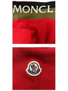 Logo Patch Polo Shirt Red - MONCLER - BALAAN 6