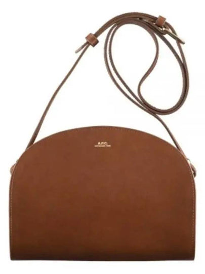 Demi Lune Half Moon Cross Bag Brown - A.P.C. - BALAAN 2