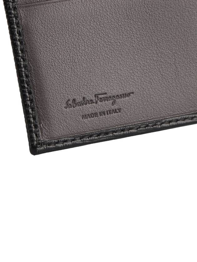 Gancini Half Wallet Black - SALVATORE FERRAGAMO - BALAAN 7