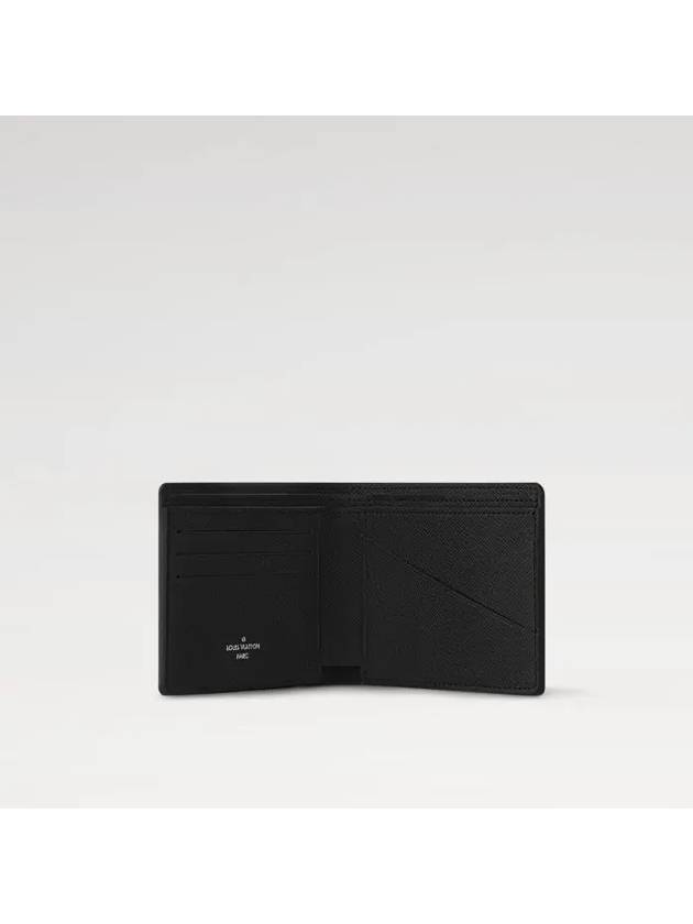 Multiple Taiga Leather Half Wallet Black - LOUIS VUITTON - BALAAN 5