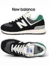 Women's 574 Low Top Sneakers Black - NEW BALANCE - BALAAN 2